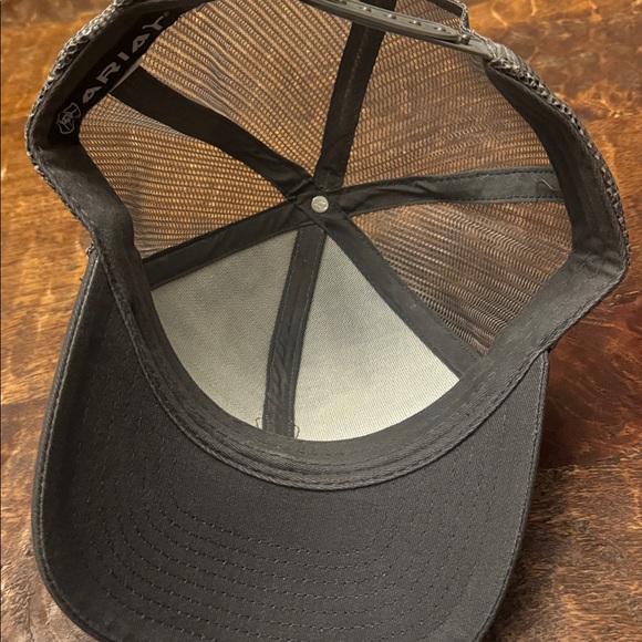 Ariat Cactus Print Hat - Gray, Pink, and Green EUC - Picture 3 of 6